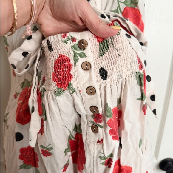 Free People White Floral Mini Dress - Picture 8 of 10